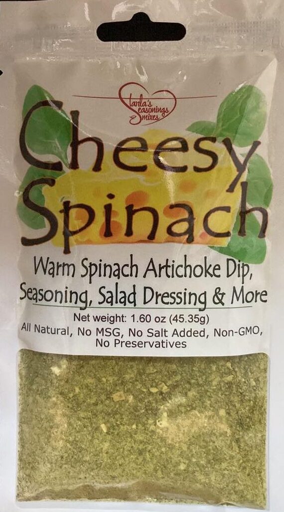 Cheesy Spinach Seasoning or Cheesy Spinach Dip Mix Starla's