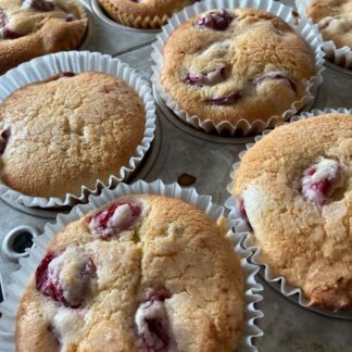 Grandma's Cherry Cheesecake Muffin