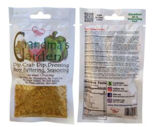 Grandma’s Garden Seasoning Mix or Grandma’s Garden Dip Mix