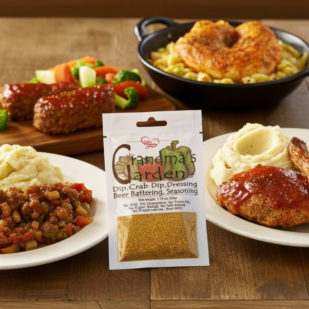 Grandma's Garden meatloaf seasoning mix