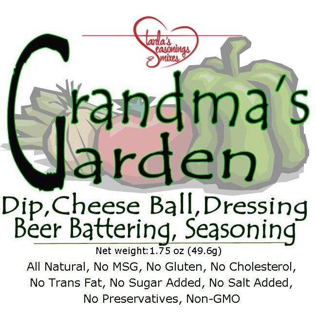 Grandma's Garden Seasoning Mix or Grandma's Garden Dip Mix