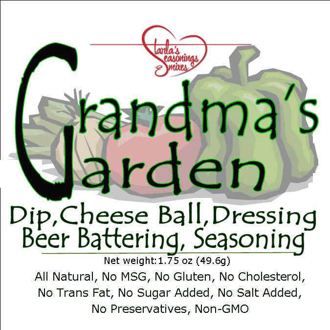 Grandma's Garden Seasoning Mix or Grandma's Garden Dip Mix