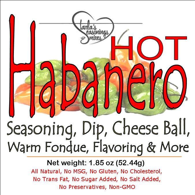 Habanero Seasoning Mix, Habanero Dip Mix