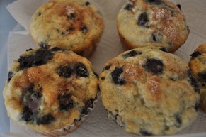 Homemade Blueberry Muffins