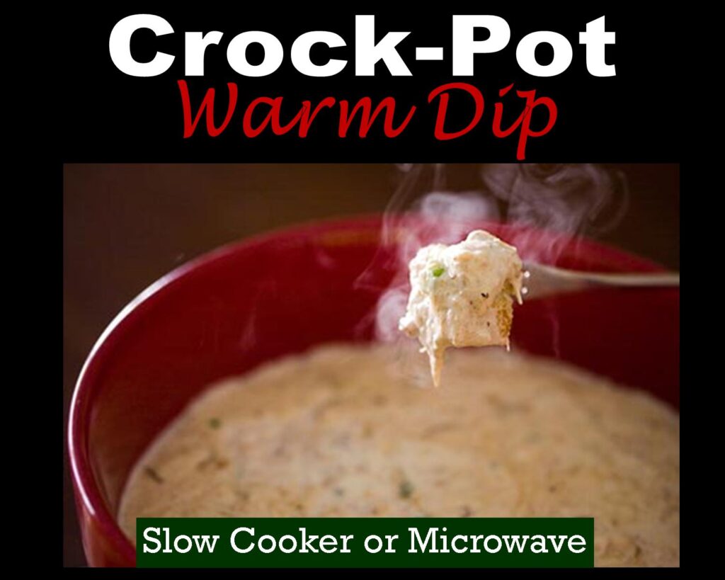 Mustard Horseradish crock pot warm chicken dip