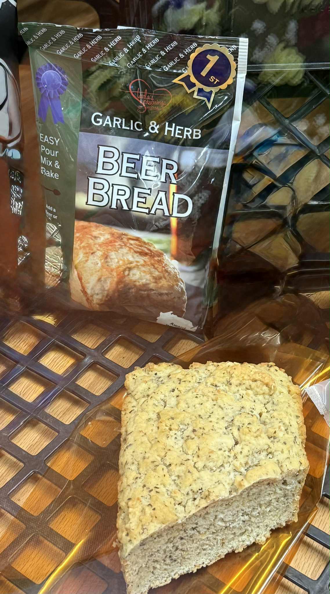 Garlic and Herb Beer Bread Mix won first place marvelous mix Wisconsin state fair