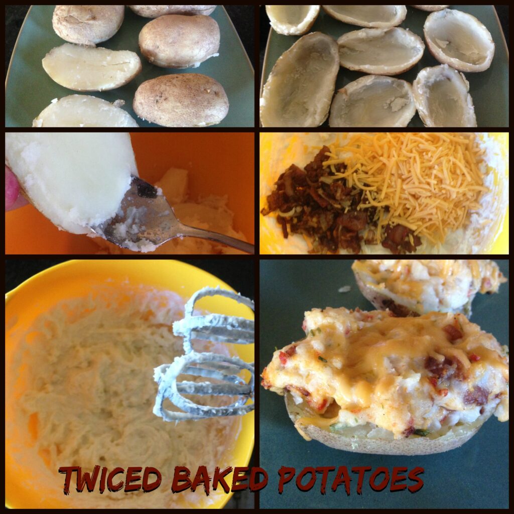Twice baked potatoes