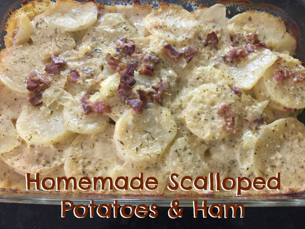 ​Peppercorn Ranch Scalloped Potatoes and Ham (Wild Hog)