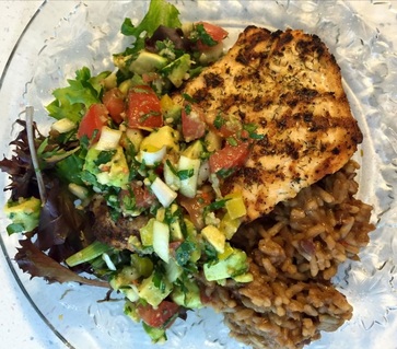 Grilled fish with citrus dill, grilled trout with citrus dill seasoning mix