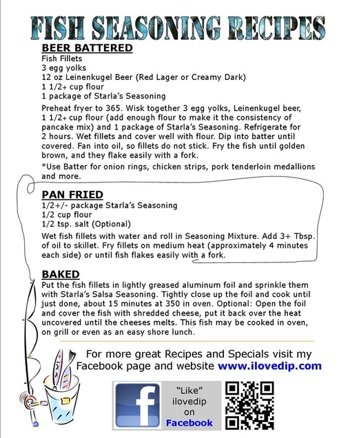 Fish Seasoning Recipes