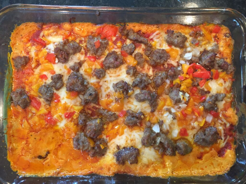 Warm cheesy pizza dip recipe