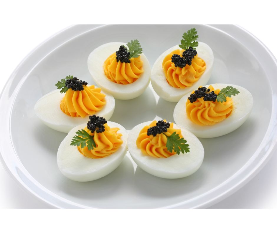BLT deviled eggs