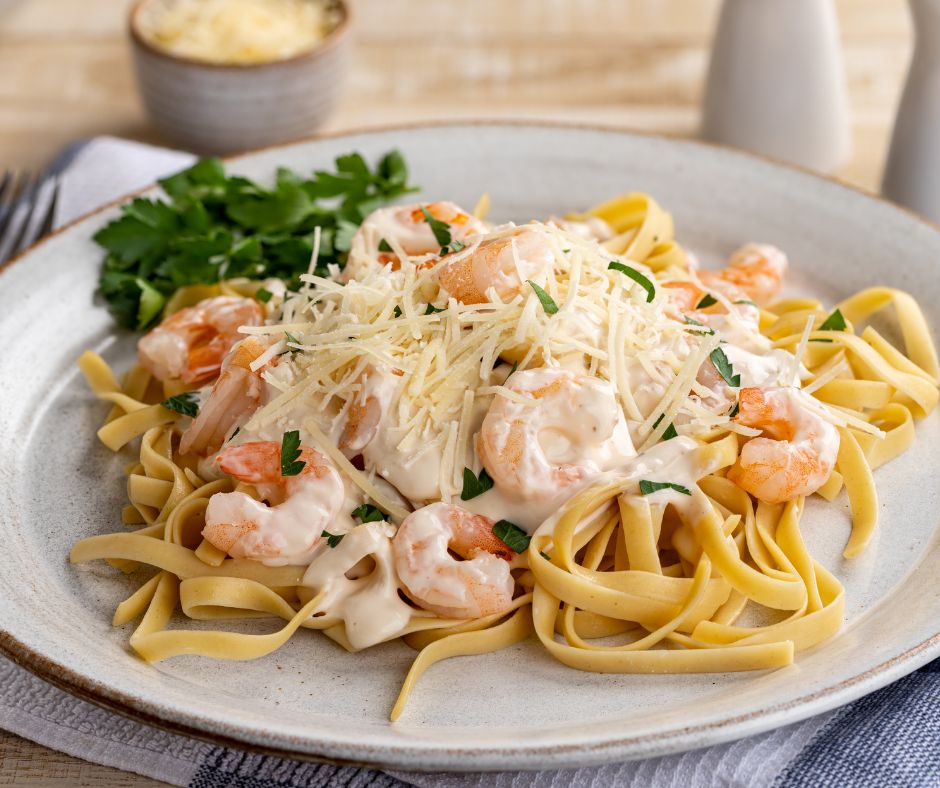 shrimp Alfredo