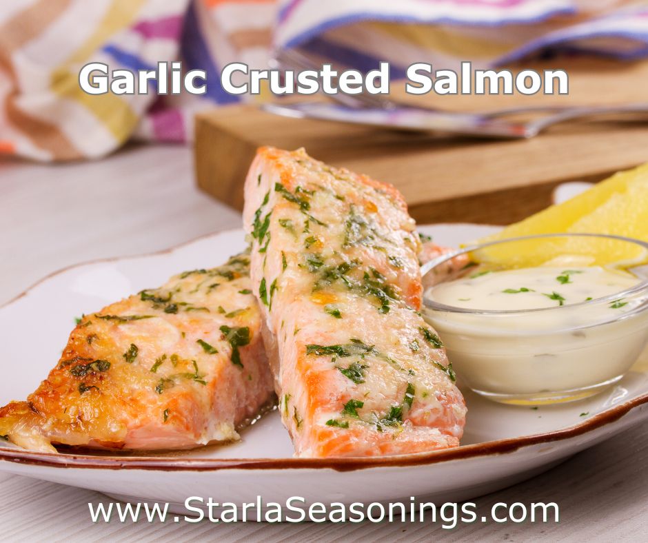 Garlic Crusted Salmon