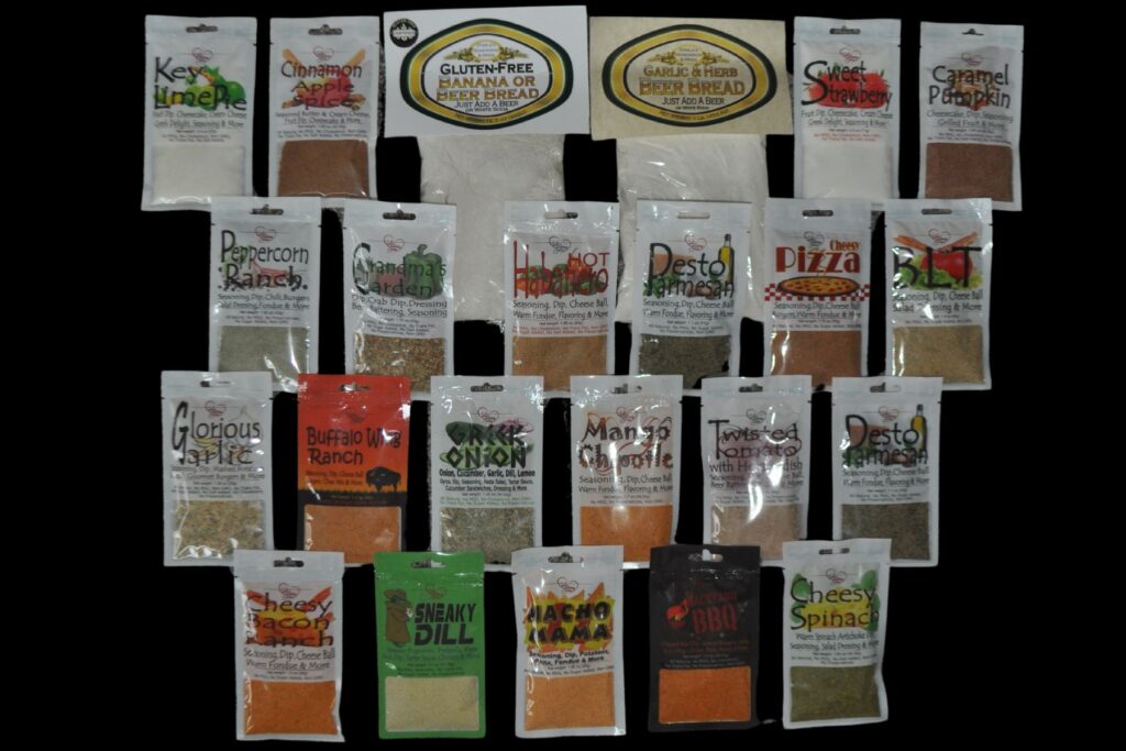 Starla's Seasonings, Dips and Beer Bread Mixes Wisconsin Products