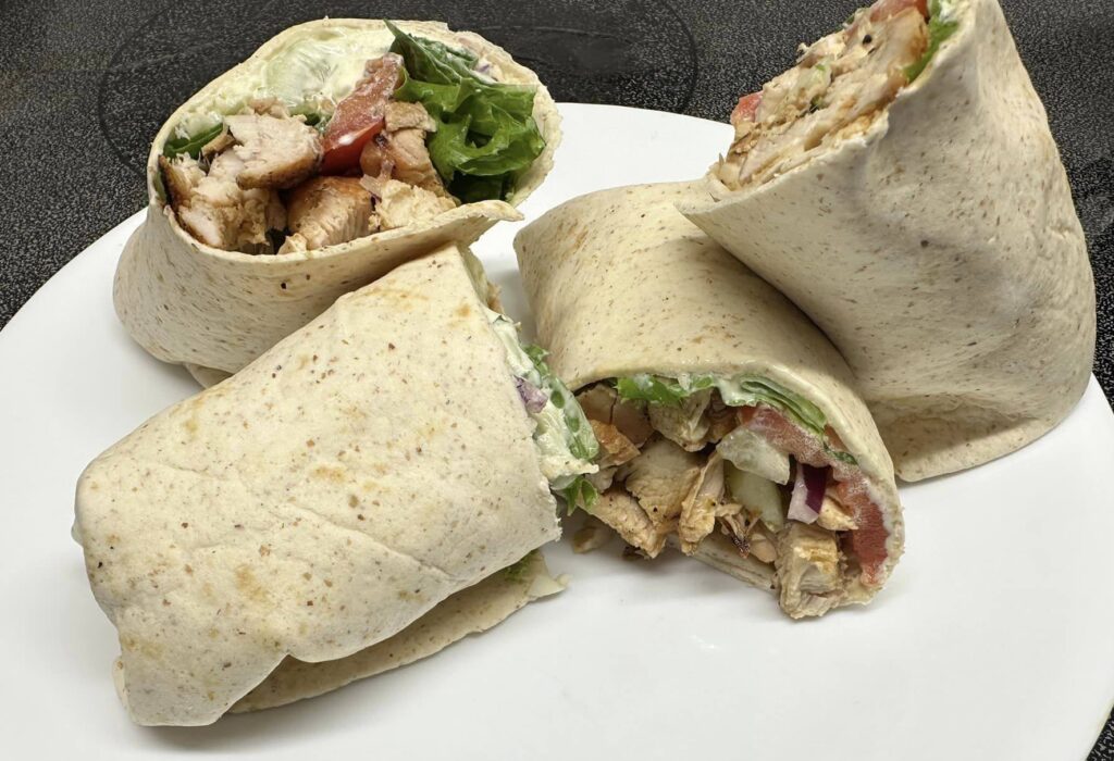 Seasoned Chicken Wraps