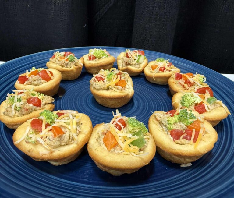 Grandma's Garden Mini Veggie Pizza Tarts