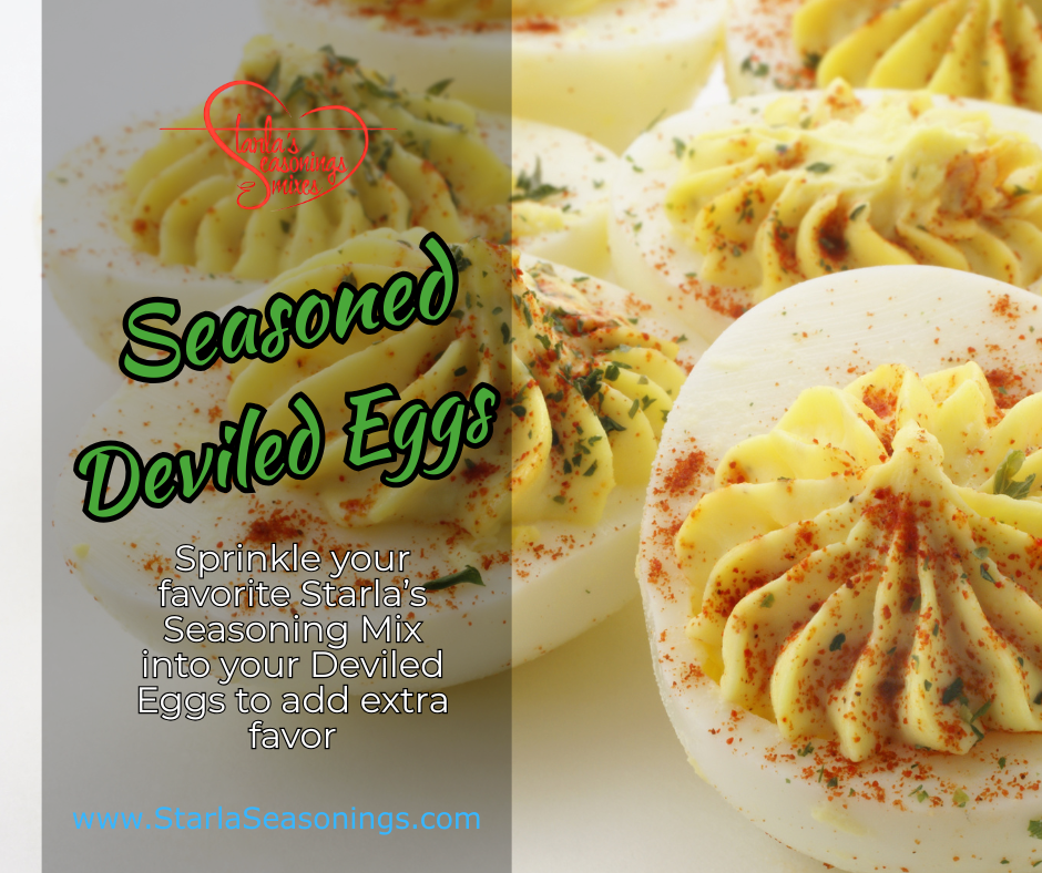 Sneaky Dill Seasoned Deviled Eggs