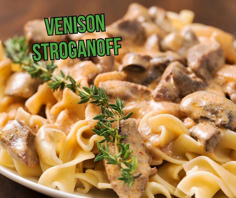 Starla's Seasonings Venison Stroganoff Westby sour cream