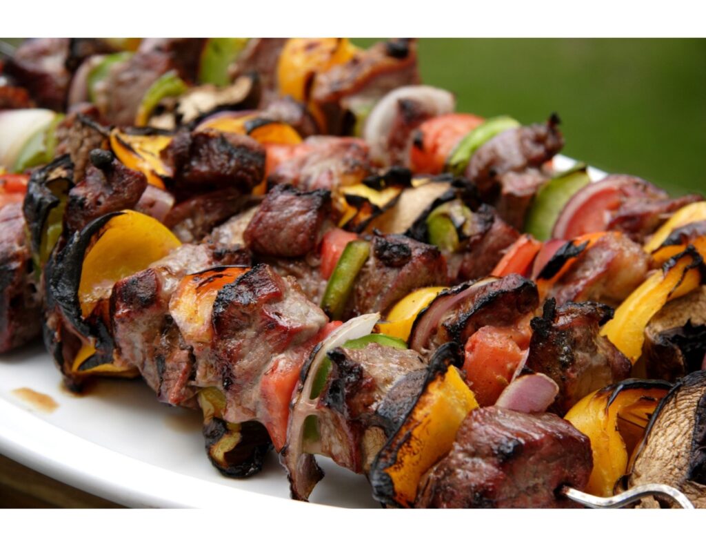 Backyard BBQ Venison Steak Kabobs