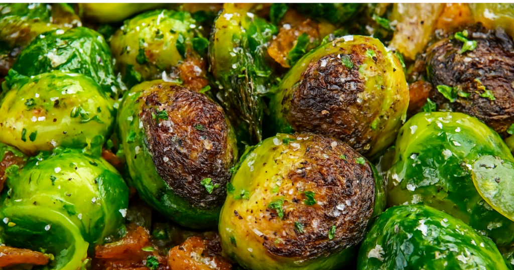 Seasoned brussel sprouts