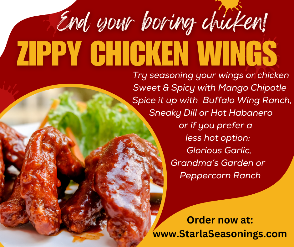 Seasoned chicken wings