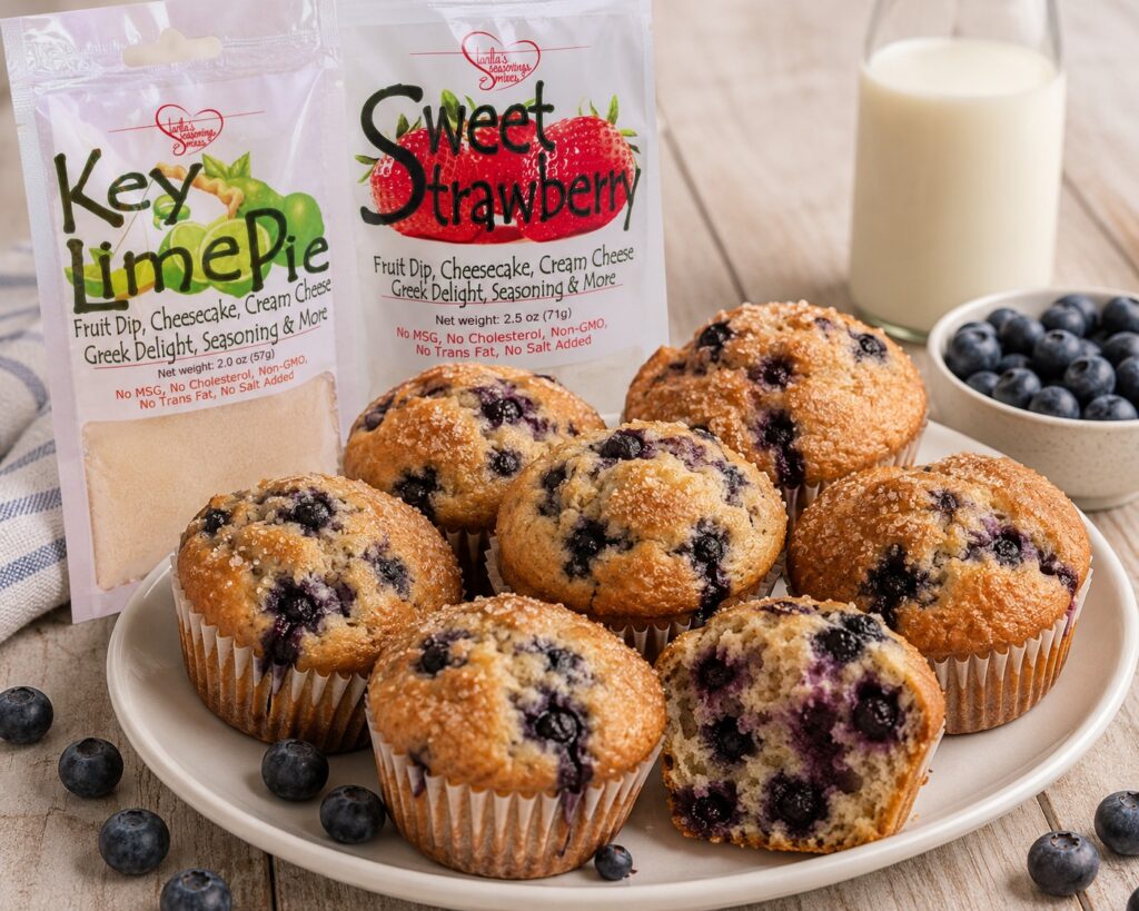 Homemade Blueberry Muffins Recipe