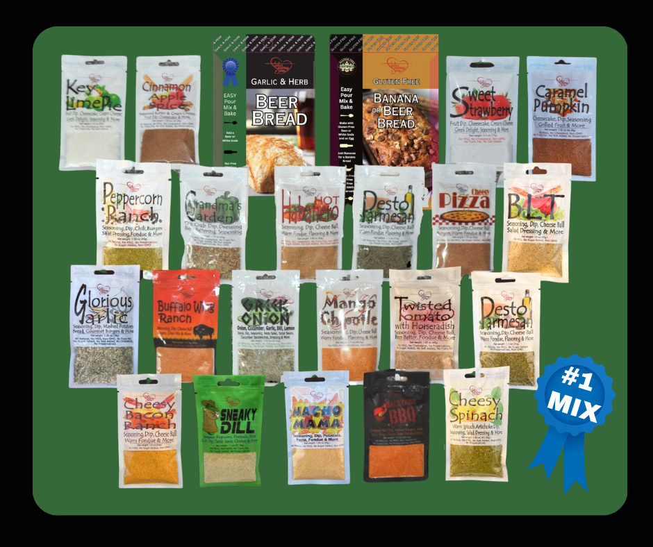 Wisconsin Seasonings, Dip Mixes & Recipes