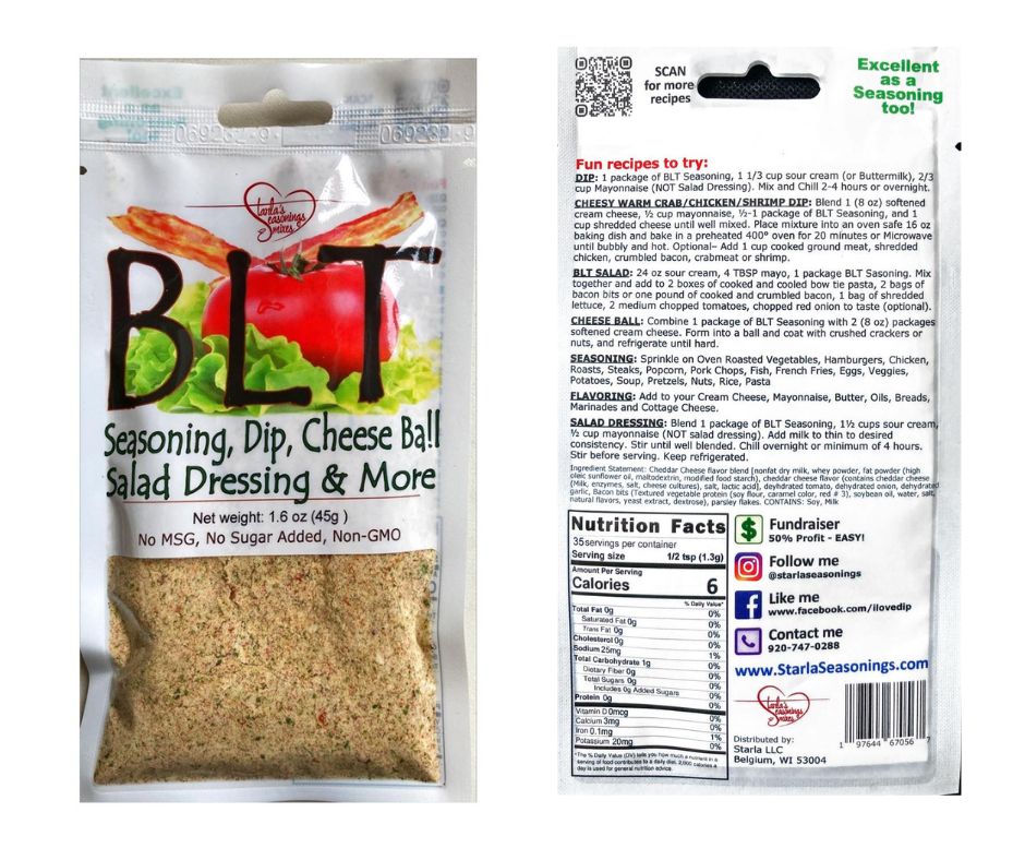 BLT Seasoning Mix or BLT Dip Mix