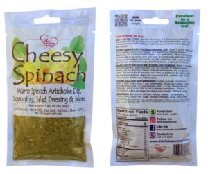 Cheesy Spinach Seasoning or Cheesy Spinach Dip Mix